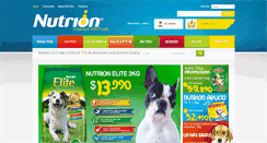 Desktop Screenshot of nutrion.com.co